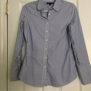 Banana Republic striped “Riley Shirt” Size 6
